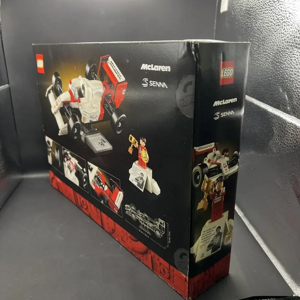 Lego Icons McLaren MP4/4 Ayrton Senna 10330 F1 Car Set Sealed 693 Pcs